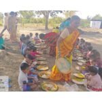 लोकसहभागातून पोषण पंगत - बामणी